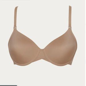 Zivame Padded Wired 3/4th Coverage T-Shirt Nude Bra